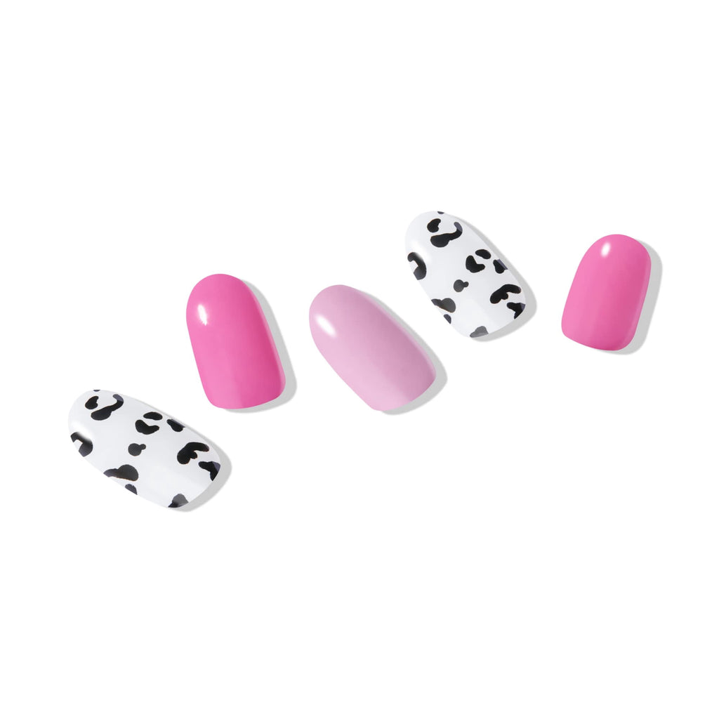 Hip Chic Nailed It Semi Cured Gel Nail Strips, Berry Milk
