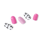 Hip Chic Nailed It Semi Cured Gel Nail Strips, Berry Milk