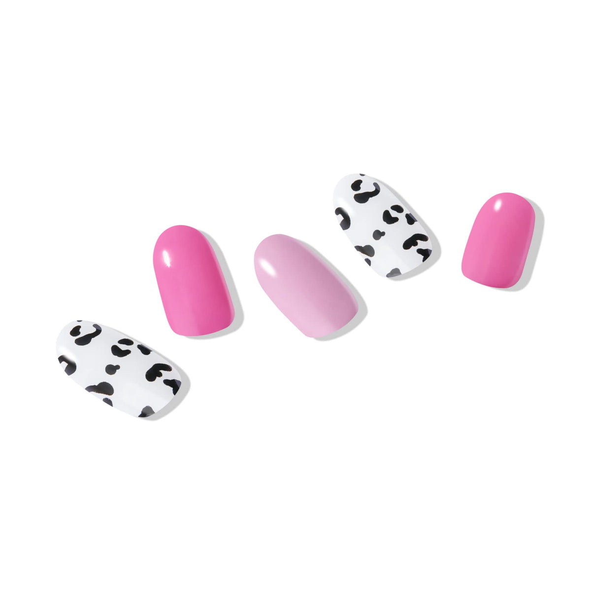 Hip Chic Nailed It Semi Cured Gel Nail Strips, Berry Milk