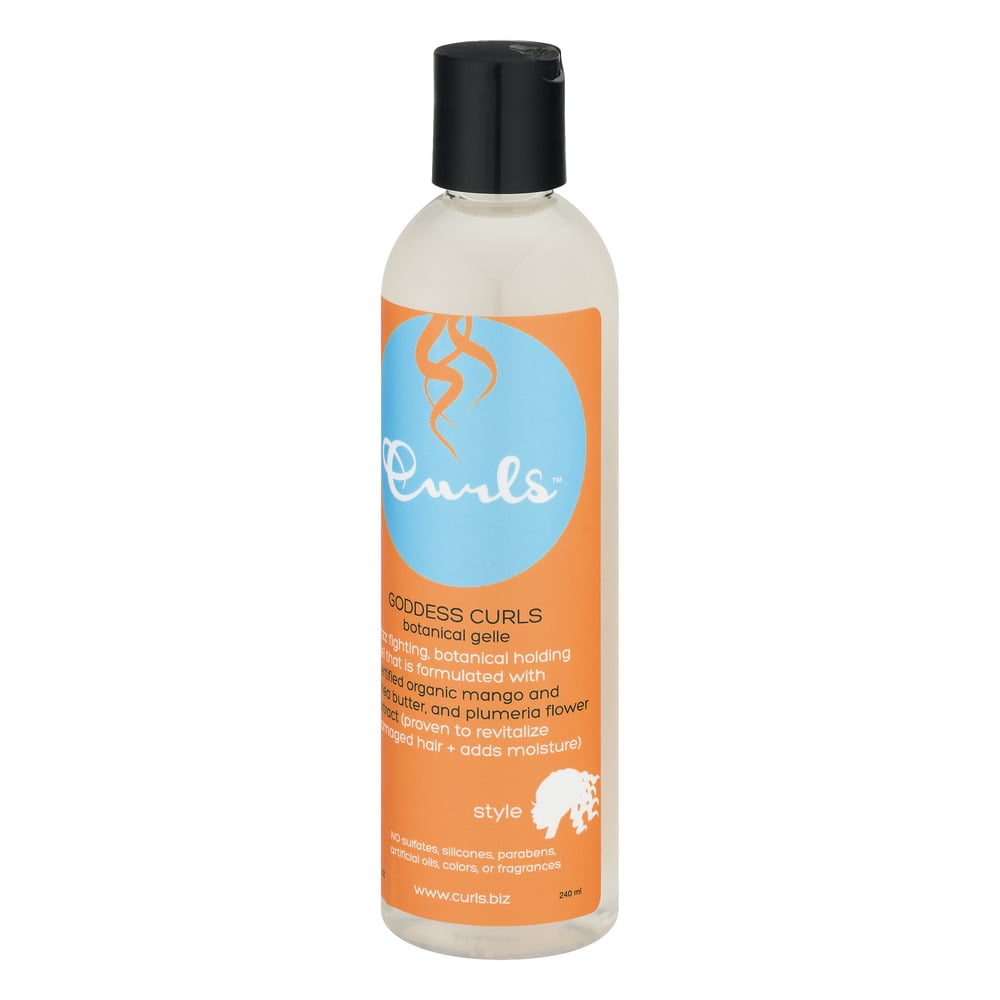 Curls Curls Botanical Gelle, 8 oz Curls Goddess Botanical Holding Frizz Fighting Moisturizing Styling Gel