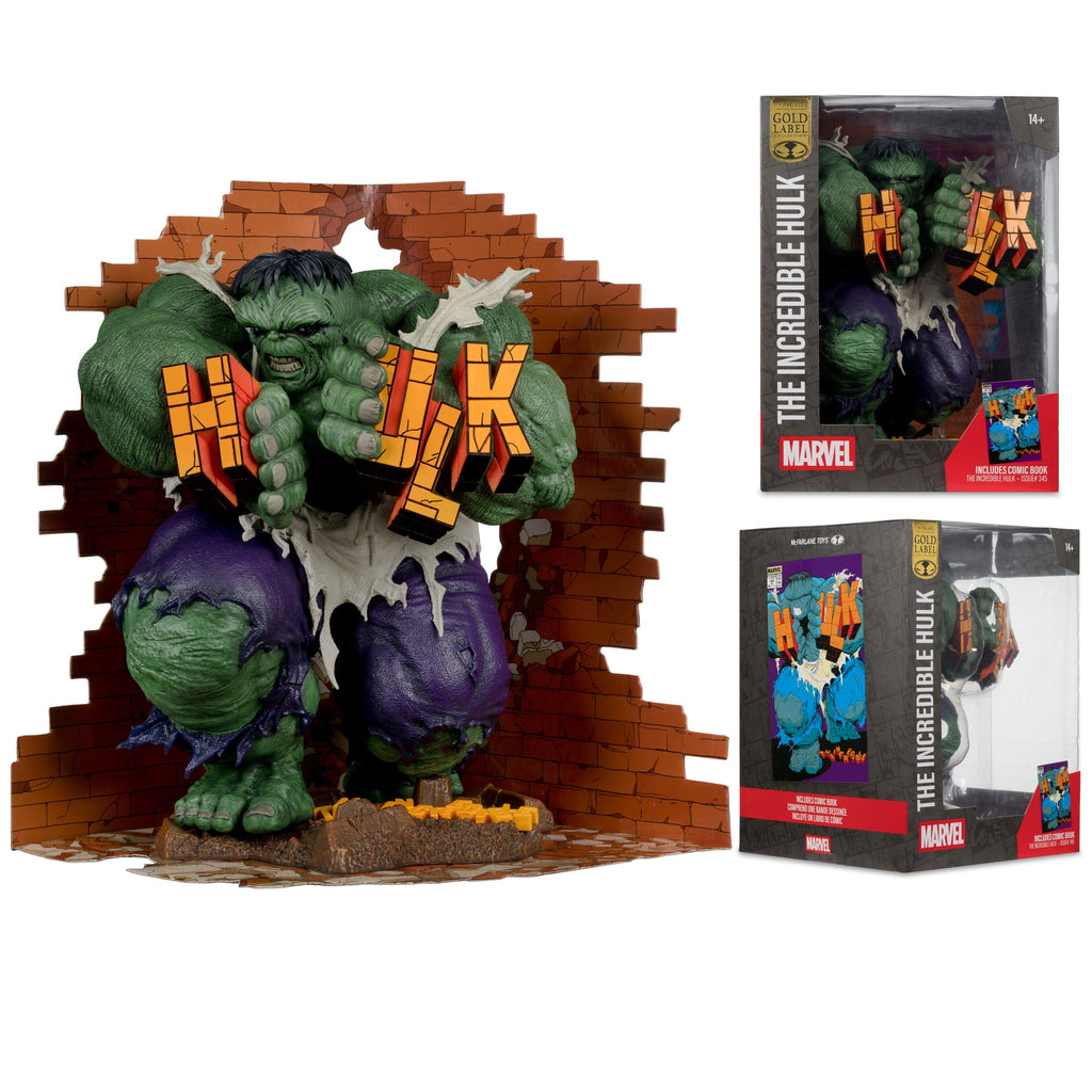 Marvel The Incredible Hulk 1:6th Scale Collectible (Gold Label) Figure - McFarlane Toys