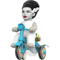 Super7 - Universal Monsters - Super Cycles - Bride Of Frankenstein (White with Blue Trike)