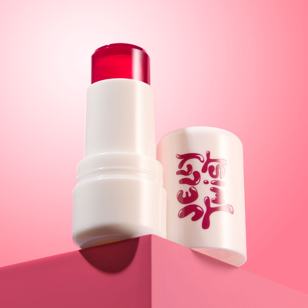 Lottie London Jelly Twist Pink Passion, Jelly Texture Blush & Lip Tint, 0.28 oz