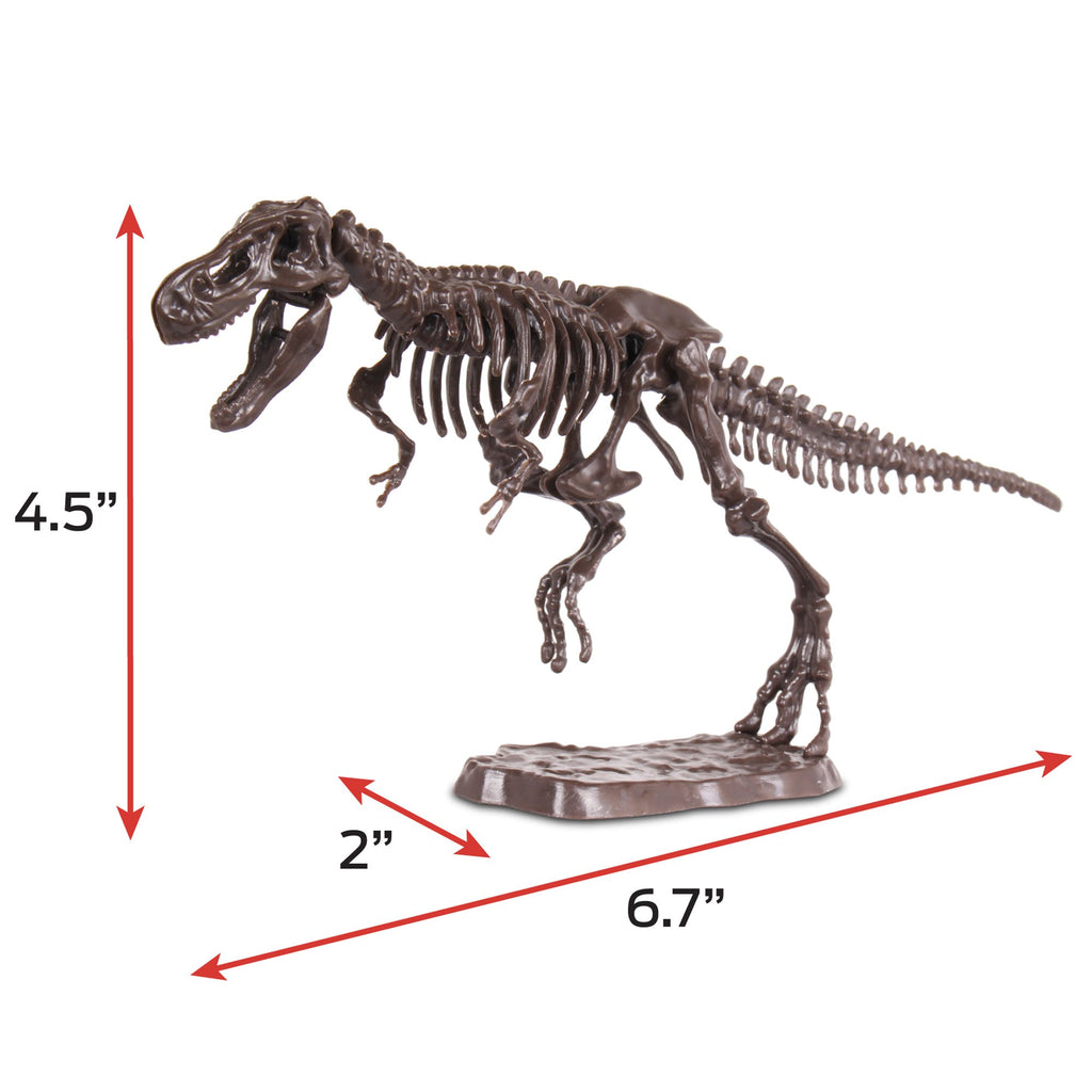 WowWorld: Dino Dig - Tyrannosaurus Rex - All-In-One Dinosaur Skeleton Excavation Kit, Tools & Construction Figurine, Educational Science Toy, Kids 6+