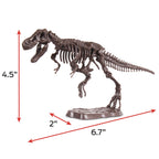 WowWorld: Dino Dig - Tyrannosaurus Rex - All-In-One Dinosaur Skeleton Excavation Kit, Tools & Construction Figurine, Educational Science Toy, Kids 6+