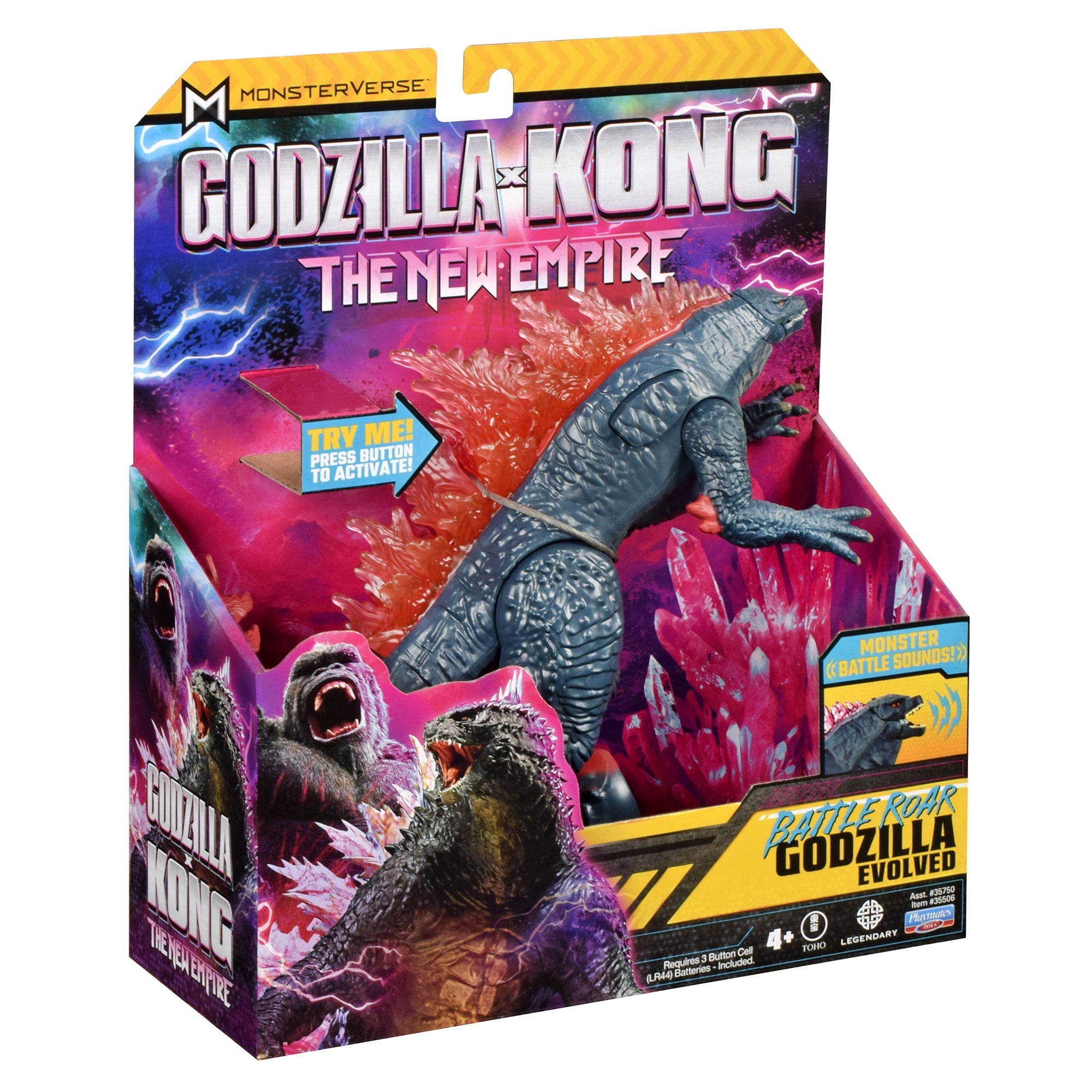 Godzilla x Kong: 7" Battle Roar Godzilla Figure by Playmates Toys