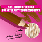 NYX Professional Makeup  Powder Louder, Brow Pencil, Auburn, 1 Count, Auburn, 0.04 oz