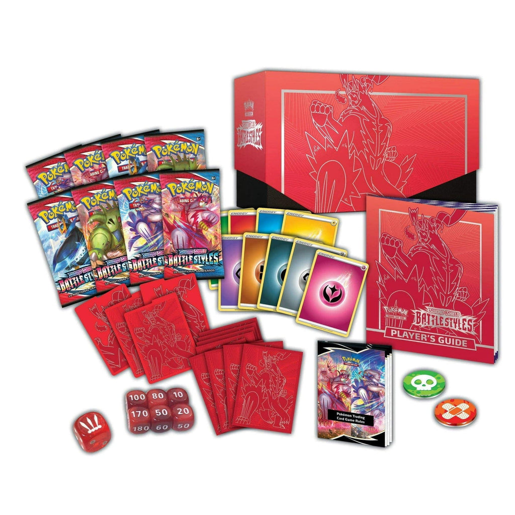 Pokemon TCG: Sword & Shield - Battle Styles Elite Trainer Box - Red