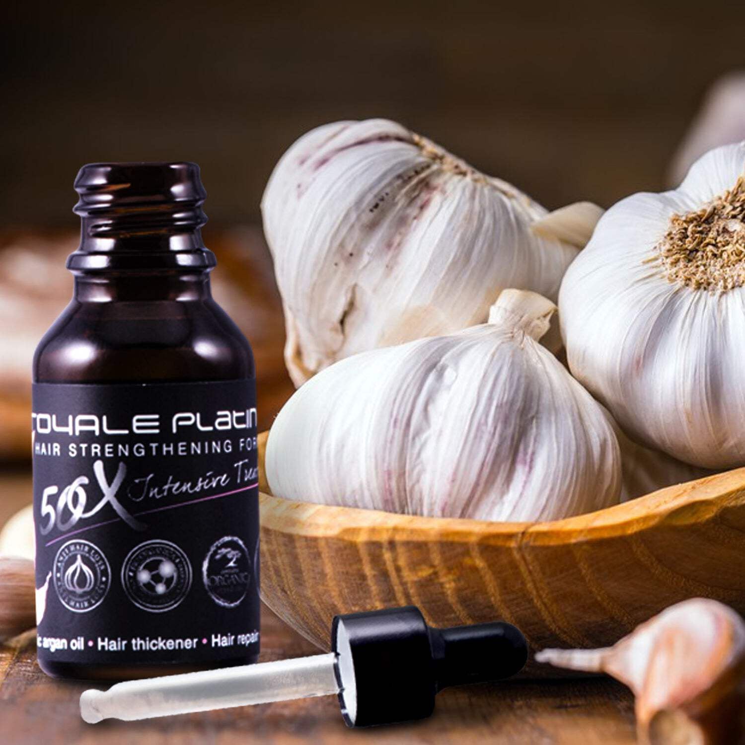 Platinum 50X Intensive Garlic Hair Drops