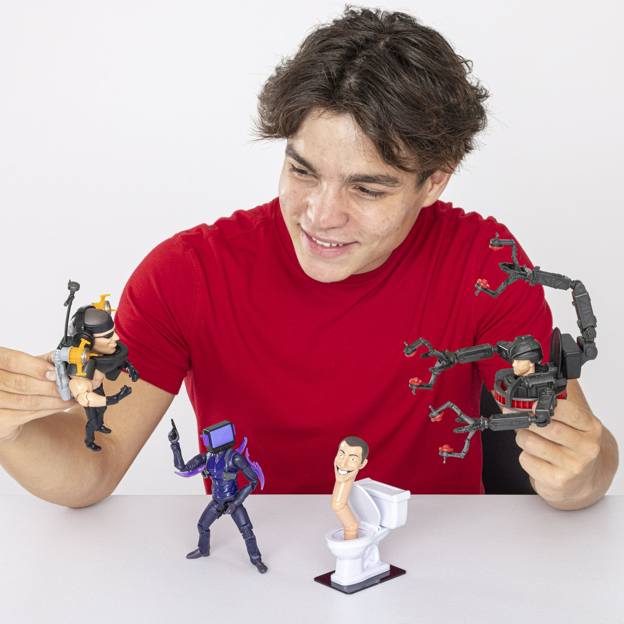 Skibidi Toilet Detainer Astro Toilet Deluxe Figure, Collectible Figures, Officially Licensed Skibidi Toilet Merch