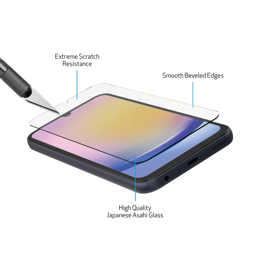DuraGlass Tempered Glass Screen Protector for Samsung Galaxy A25 5G