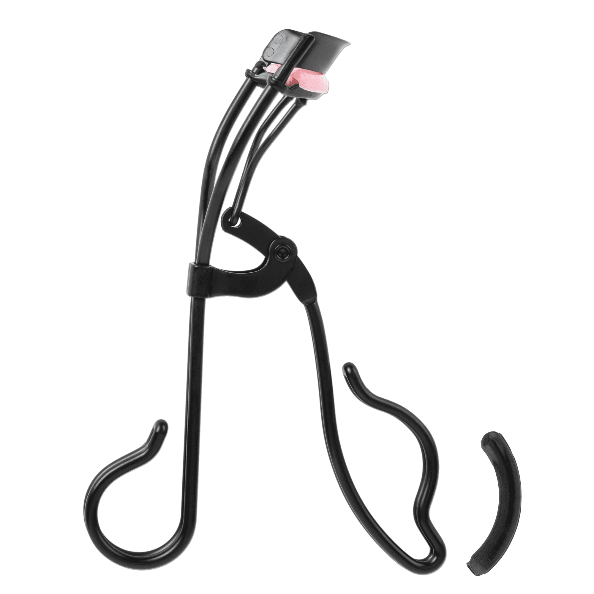 Japonesque Volumizing Eyelash Curler, Carbon Steel, Black & Pink