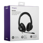 Targus Wired Stereo Headset, AEH102TT, Black