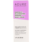 Acure - Whipped Night Cream - Radically Rejuvenating - 1.7 Fl Oz.