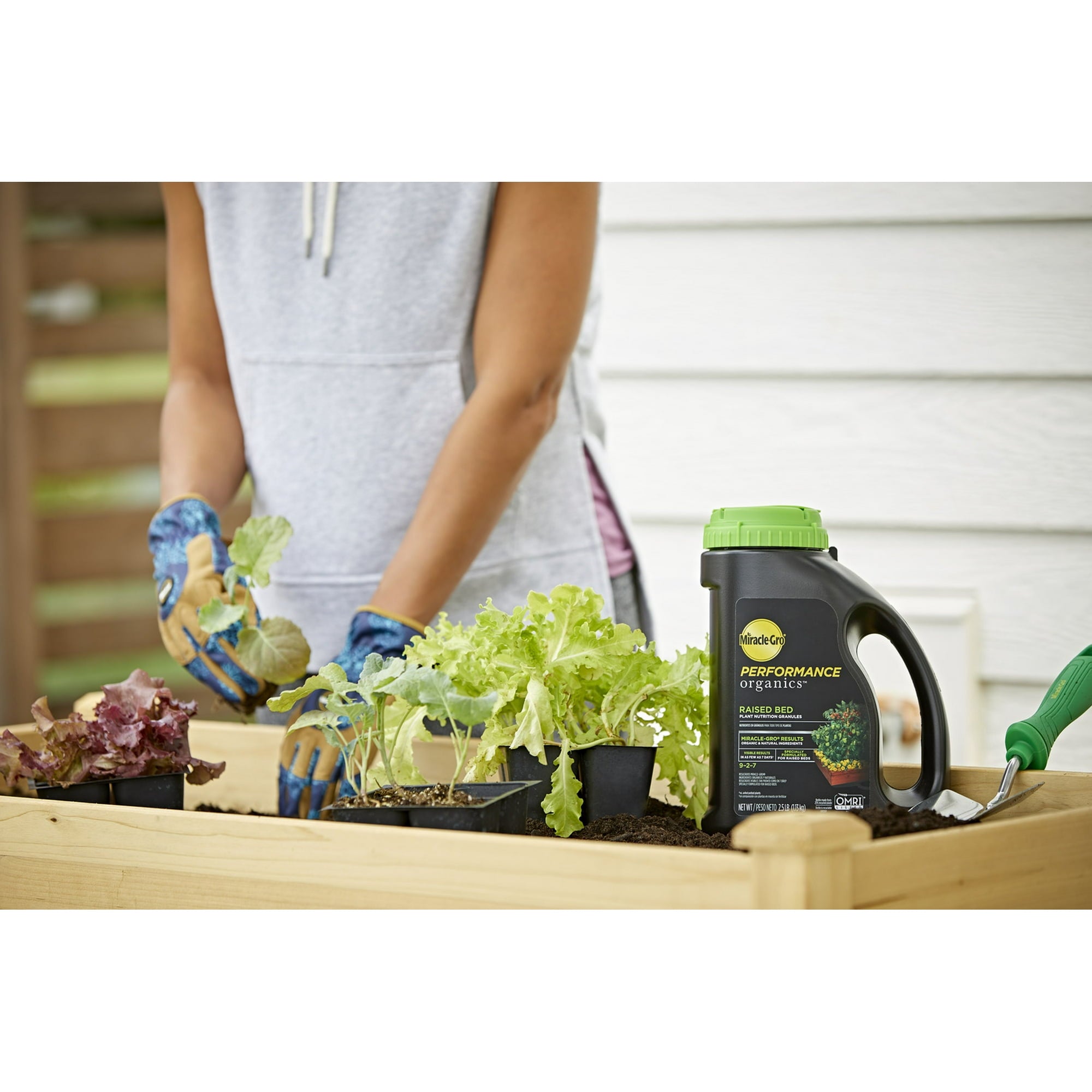 Miracle-Gro Performance Organics Raised Bed Plant Nutrition Granules, 2.5 lb