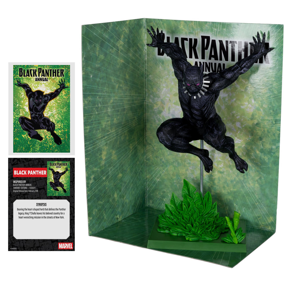 Black Panther 1:6th Scale Collectible with Scene (Marvel: Black Panther Annual (Variant) #1) - McFarlane Toys