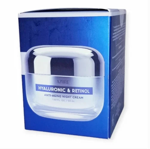 Azure HYALURONIC RETINOL Anti Aging Night Cream 1.69 FL OZ 50 ML
