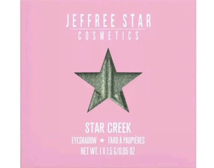 Jeffree Star Pressed Pigment Eyeshadow Artistry Single Star Creek Green Light