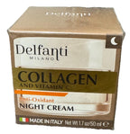 Delfanti Milano Collagen VITAMIN C anti-oxidant Night Cream made in Italy