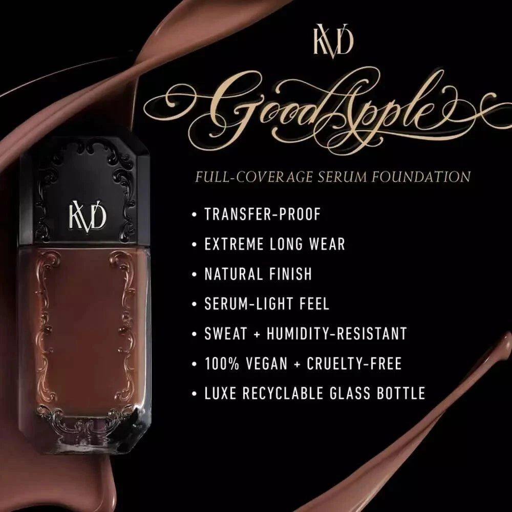 KVD Good Apple Full-Coverage Serum Foundation - 1.01oz Tan072