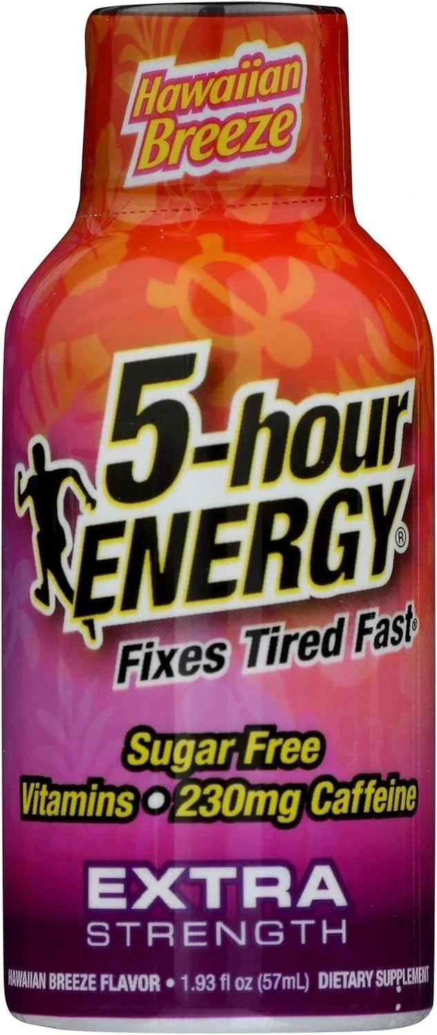 1 Sugar Free Hawaiian Breeze Energy Shot 1.93 oz EXP 08/26