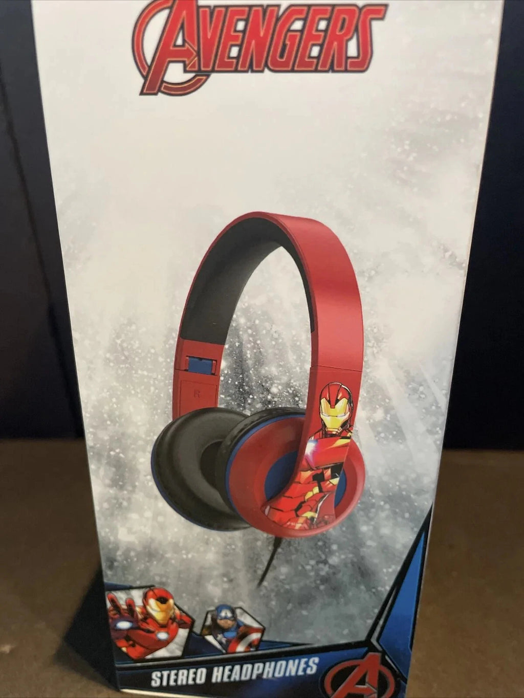 MARVEL AVENGERS Stereo Headphones! Foldable Headbands! HP-0393-AVENGER