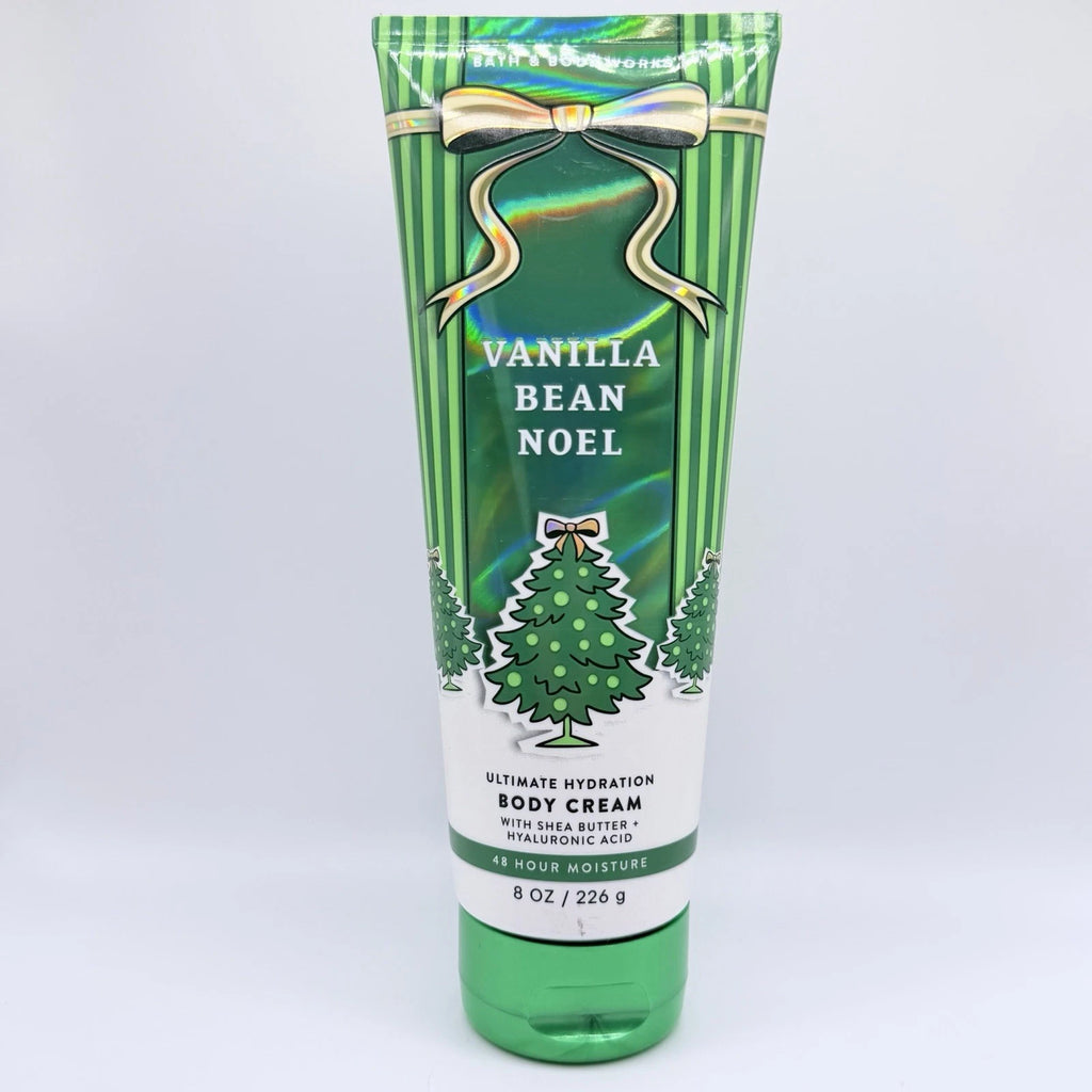 NEW BATH & BODY WORKS VANILLA BEAN NOEL ULTIMATE HYDRATION SHEA BODY CREAM 8 OZ