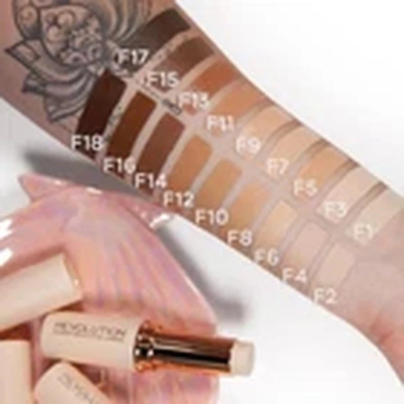 Revolution Stick Foundation F1 - 2 Pack - Full Coverage Makeup - New