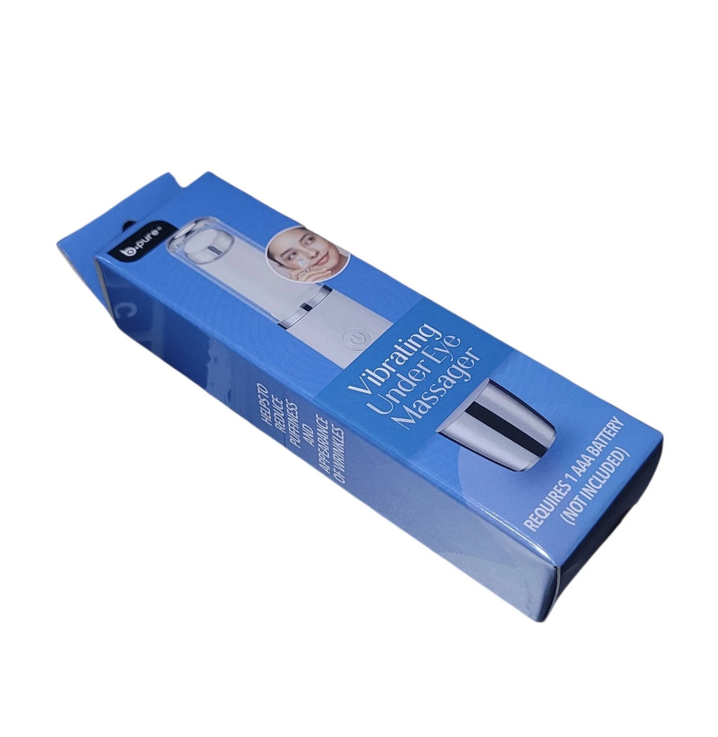 B•Pure Vibrating Under Eye Massager (White Handle)