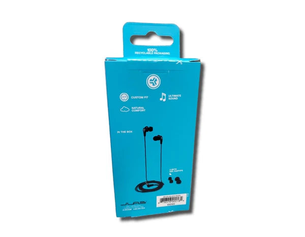 JLab JBuds 2 Signature Earbuds with 3.5 mm Headphone Black Pearl NEW