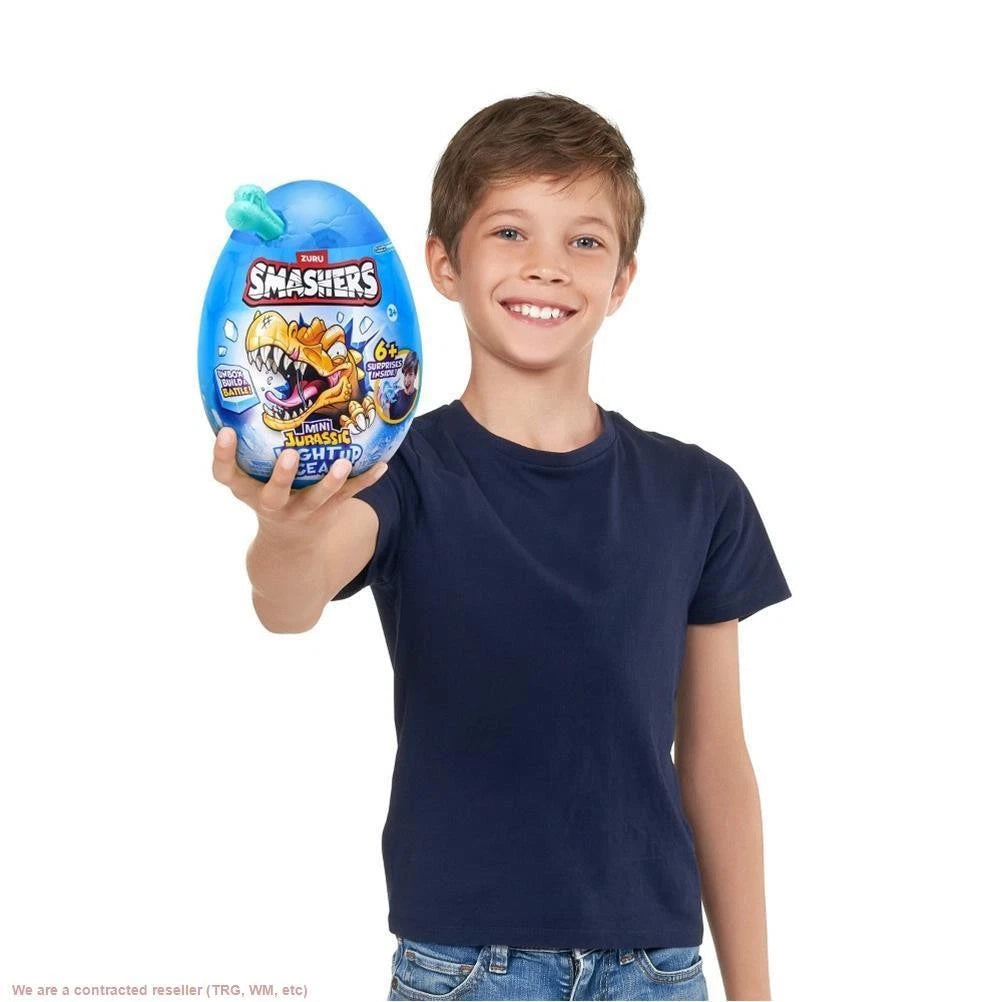 Smashers Mini Jurassic Light Up ice Age Mystery Egg (6+ Surprises!)