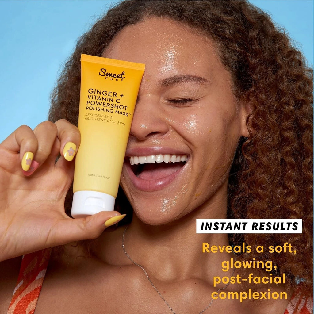 Sweet Chef Ginger + Vitamin C Powershot Polishing Mask - Brightening Face...