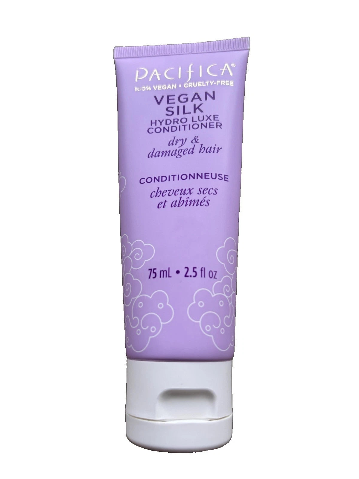 Pacifica Vegan Silk Hydro Luxe Conditioner Dry Damaged Hair 75ml 2.5oz, New