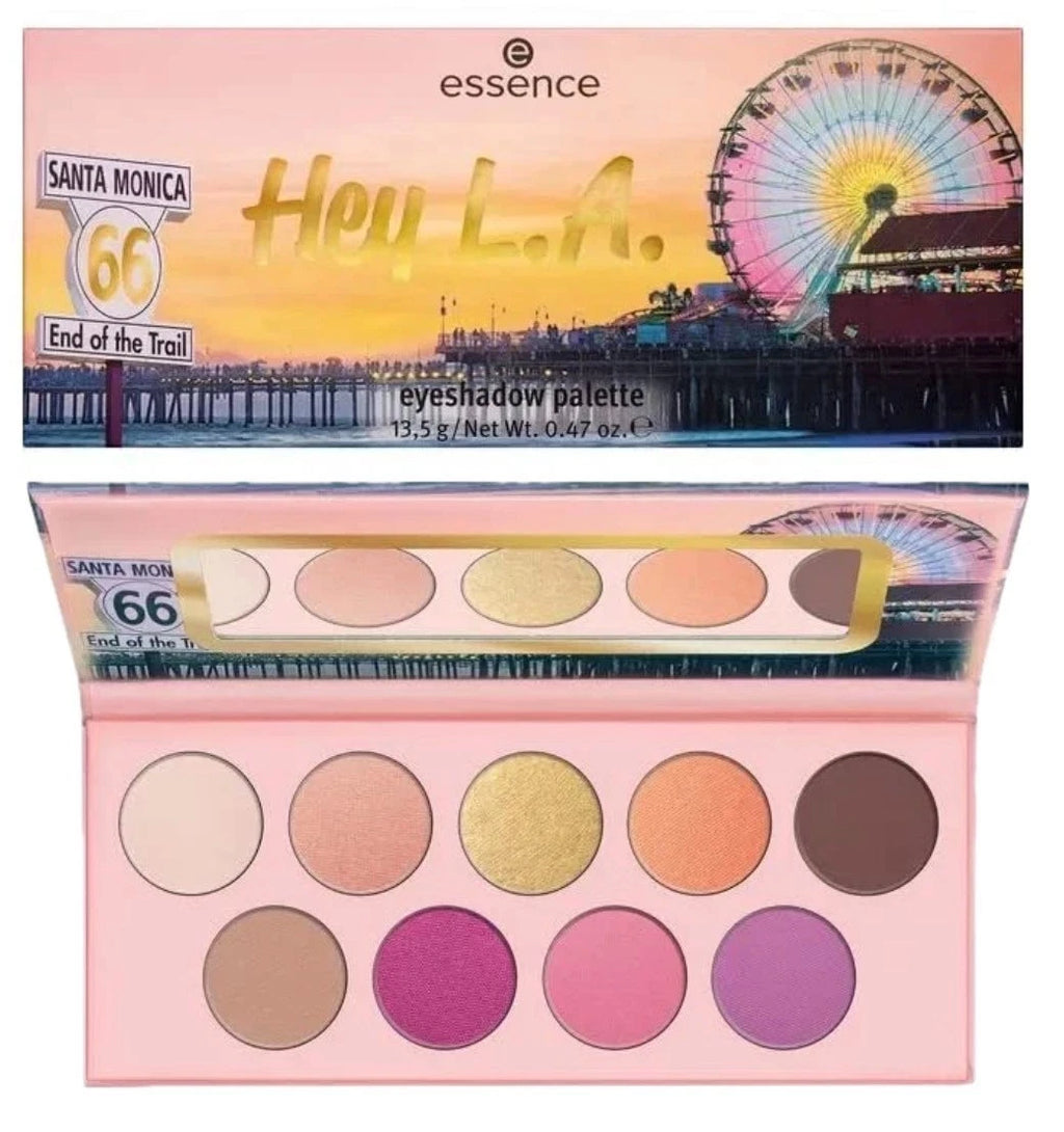 essence Eyeshadow Palette - 9 Highly Pigmented Eyeshadows - 06 Hey L.A.