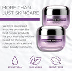 Azure Cosmetics Collagen & Hyaluronic Acid Face Moisturizer - Dermatologist Tested, Anti-Aging Cream for Fine Lines & Wrinkles - Ultra Hydrating Face Cream - Korean Skin Care - Day & Night Duo Set