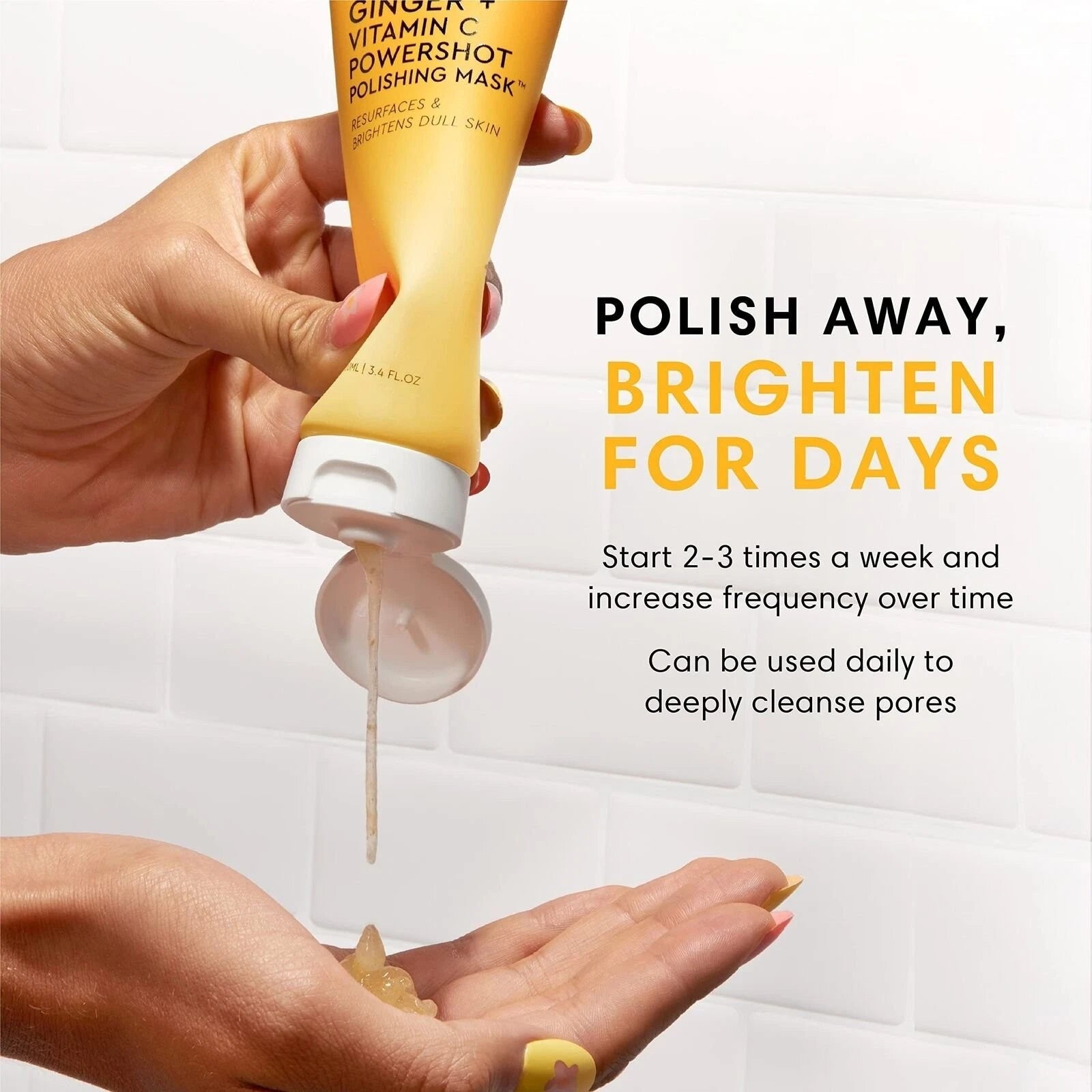 Sweet Chef Ginger + Vitamin C Powershot Polishing Mask - Brightening Face...