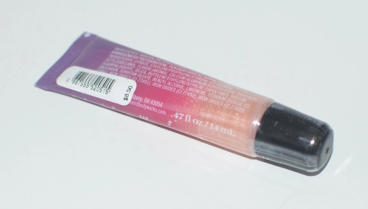 1 NEW BATH & BODY WORKS SPARKLING CHAMPAGNE LIP GLOSS SHINE SHIMMER BALM STICK