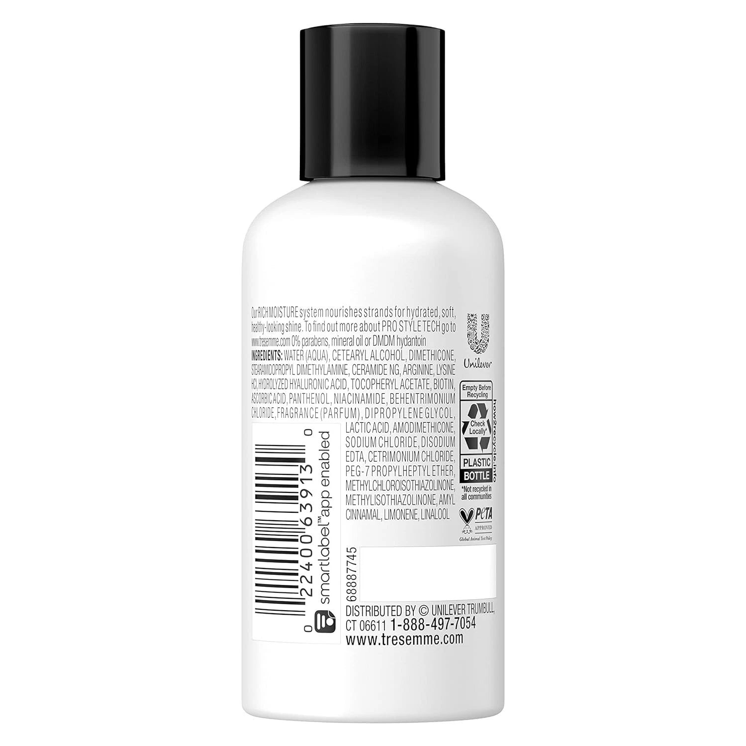 TRESemmé Rich Moisture Conditioner With Vitamin E 3oz Travel Size 1 Pack
