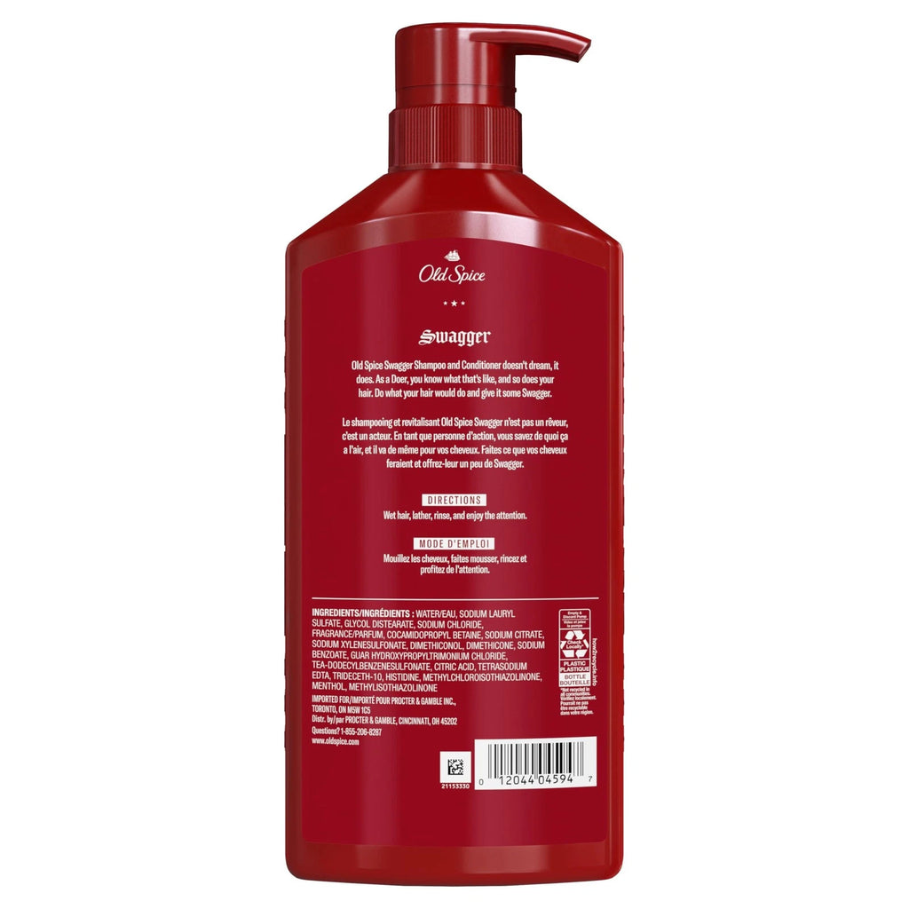 Old Spice Men's 2-in-1 Shampoo and 21.9 Fl Oz (Pack of 1)