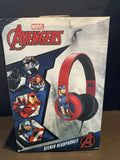 MARVEL AVENGERS Stereo Headphones! Foldable Headbands! HP-0393-AVENGER