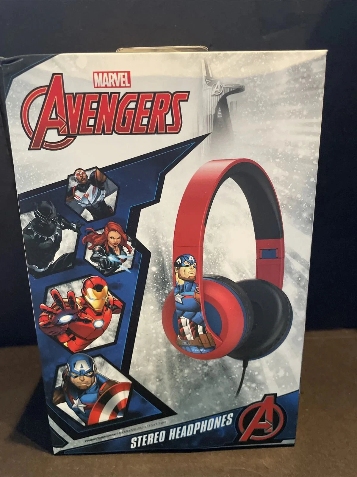 MARVEL AVENGERS Stereo Headphones! Foldable Headbands! HP-0393-AVENGER