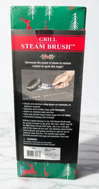 Samsonico Grill Steam Brush Stainless Steel Bristles -Wrapped for Christmas Gift