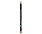 NYX Slim Lip Liner Pencil Long-Wear- Mahogany 0.03oz