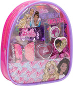 Barbie Townley Girl Kids Makeup Backpack Set Pink PVC Ages 3+