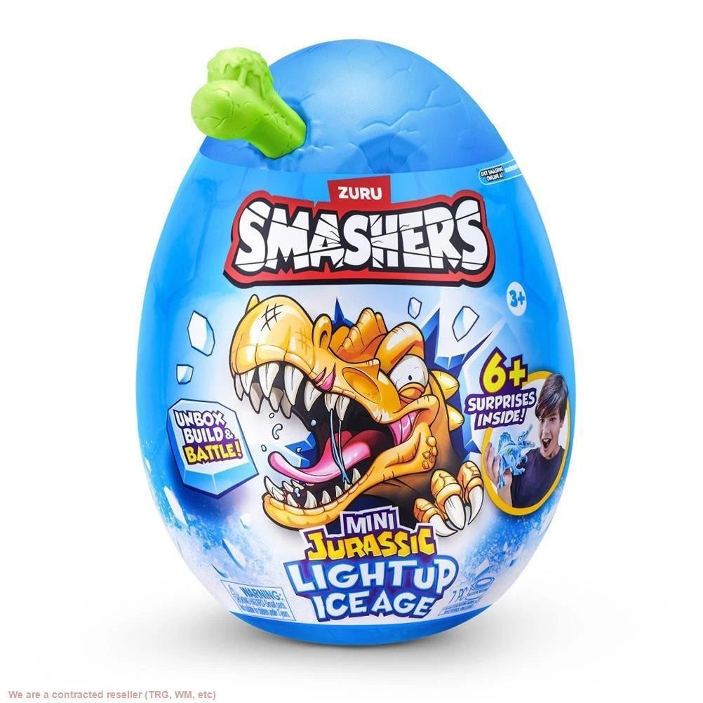 Smashers Mini Jurassic Light Up ice Age Mystery Egg (6+ Surprises!)