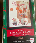 PREWRAPPED READY Basketball Game 3-IN-1 Basketball Game With Cheering Sound