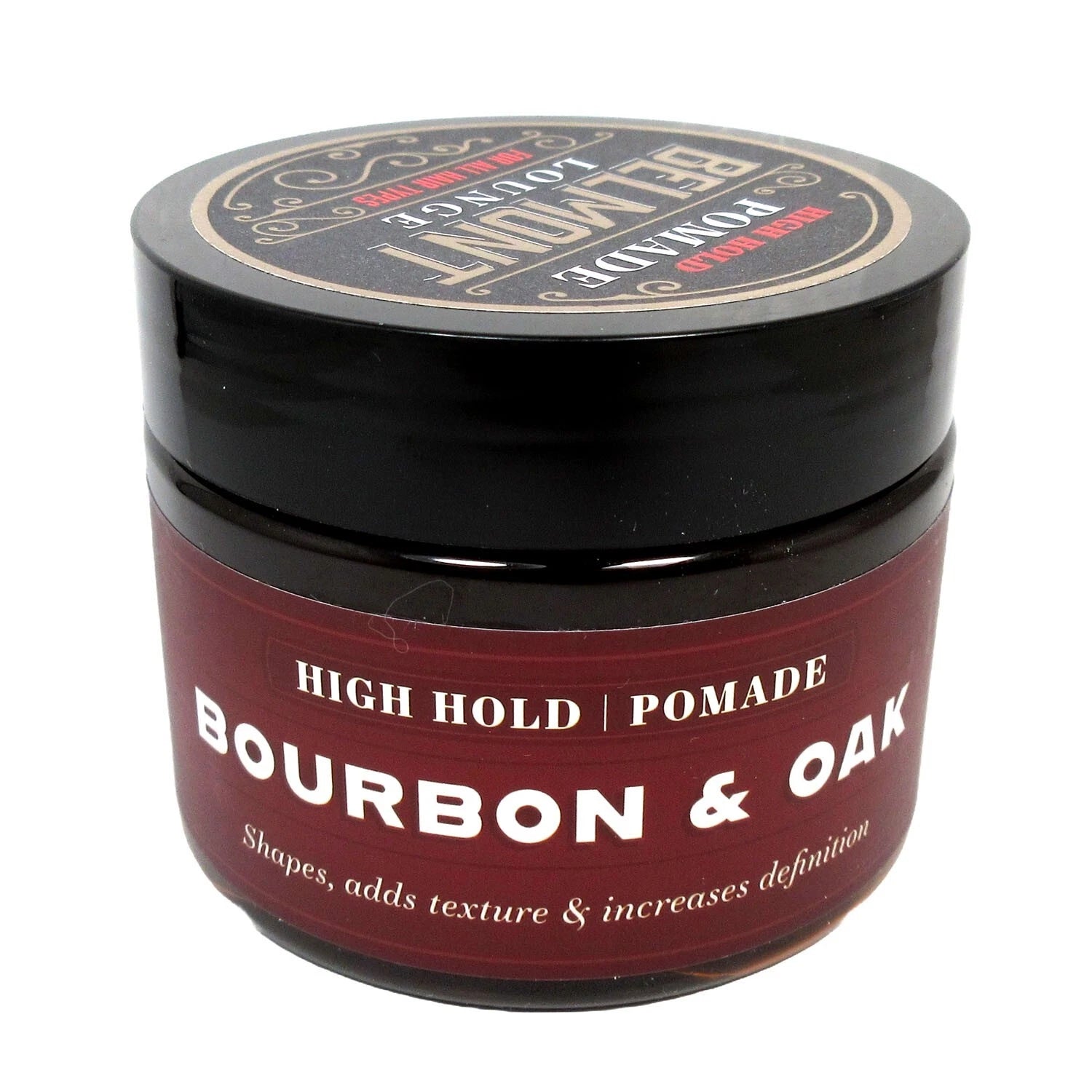Belmont Lounge High Hold Pomade Bourbon & Oak 4oz