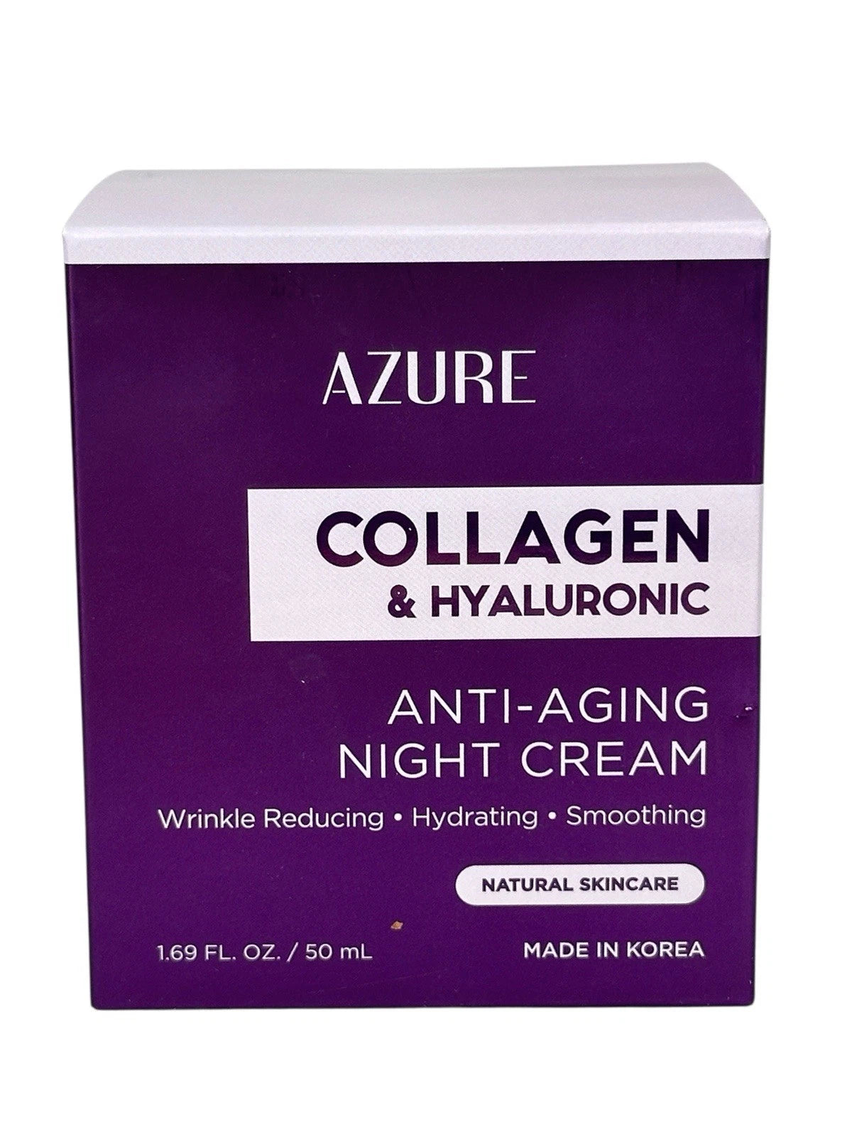 Azure Collagen & Hyaluronic Anti Aging Night Cream 1.69 fl oz New Sealed