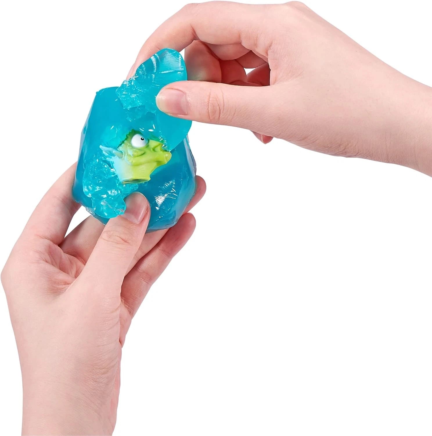 Zuru Smashers Dino Ice Age Mini Surprise Egg with Buildable Dinosaur and Hidden (Assorted Color)