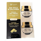 CB Clear Beauty 24K Gold Collagen Day & Night Firming Cream 1.69 oz ea